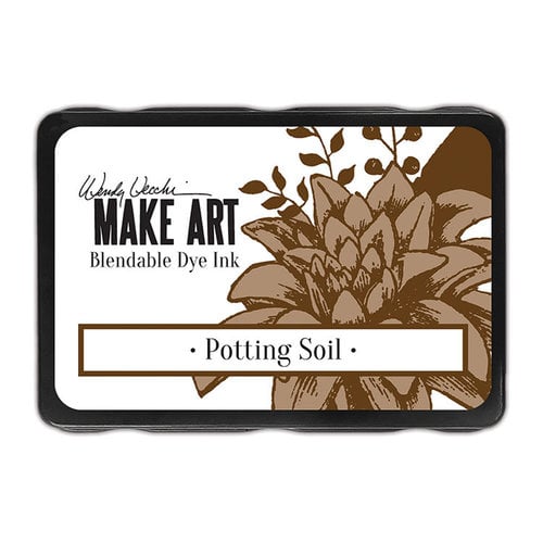 Ranger Ink - Wendy Vecchi - Make Art - Blendable Dye Ink Pad - Potting Soil