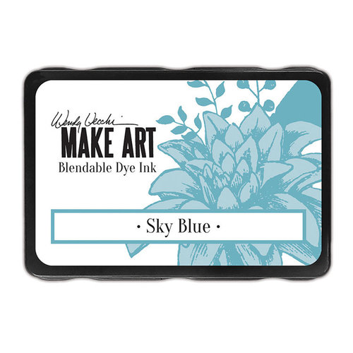 Ranger Ink - Wendy Vecchi - Make Art - Blendable Dye Ink Pad - Sky Blue