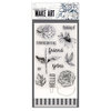 Ranger Ink - Wendy Vecchi - Make Art - Stamp, Die, and Stencil Set - Flowers Say It All