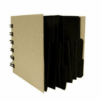 Rusty Pickle - Albums - 6x6 Pocketed Spiral Album - Black