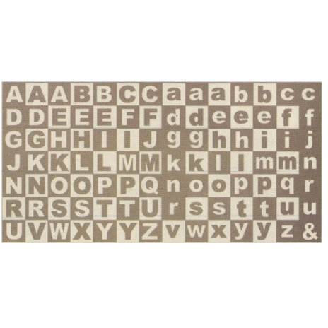 Rusty Pickle - Chipboard Alphabet - Lil Chubby, CLEARANCE