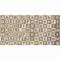 Rusty Pickle - Chipboard Alphabet - Lil Chubby, CLEARANCE