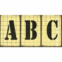 Rusty Pickle - School Daze Collection - Chipboard Alphabet