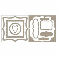 Rusty Pickle - Chipboard Accents - Fancy Frames, CLEARANCE