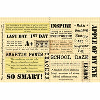 Rusty Pickle - School Daze Collection - Cardstock Coupons , CLEARANCE