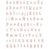 Rusty Pickle - Funky Alphabet Rub-Ons - Pink, CLEARANCE