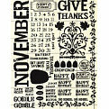 Rusty Pickle - Rub Ons - November - Thanksgiving - Birthday - Anniversary, CLEARANCE