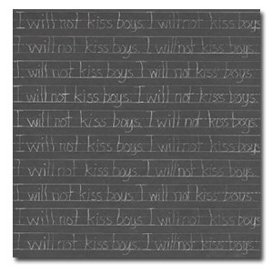 Rusty Pickle - 12x12 Paper - I Will Not Kiss Boys, CLEARANCE