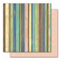Rusty Pickle - 12x12 Double Sided Paper - Stephanie's Scarf, CLEARANCE