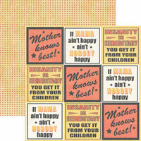 Rusty Pickle - Double Sided Paper - Pickelicious Collection - Mom Knows Best