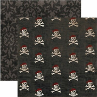 Rusty Pickle - 12x12 Double-Sided Paper - Cap'n Jack Collection - Boots N' Bones, CLEARANCE