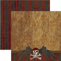 Rusty Pickle - 12x12 Double-Sided Paper - Cap'n Jack Collection - Cap'n Jack, CLEARANCE