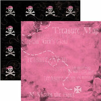 Rusty Pickle - Pirate Princess Collection - 12x12 Paper - Anne Bonney