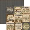 Rusty Pickle - Pickelicious Collection - 12x12 Paper - We Love Grandpa, CLEARANCE