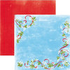 Rusty Pickle - Snowflakes and Mittens Collection - Christmas - 12x12 Double Sided Paper - Mistletoe