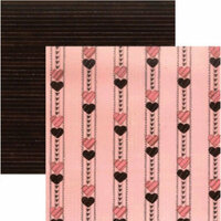 Rusty Pickle - Chocolate Kisses Collection - Valentine's Day - 12x12 Double Sided Paper - Semi Sweet