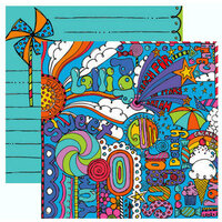 Rusty Pickle - Candy Land Collection - 12 x 12 Double Sided Paper - Candy Pop