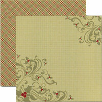 Rusty Pickle - White Christmas Collection - 12 x 12 Double Sided Paper - O Holy Night, BRAND NEW