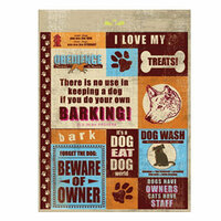 Rusty Pickle - Animal Haven Collection - Stickers - I Love Dogs, CLEARANCE