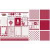 Ruby Rock It Designs - Bella - Christmas Collection - 12 x 12 Paper Pack - Candy Cane