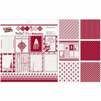 Ruby Rock It Designs - Bella - Christmas Collection - 12 x 12 Paper Pack - Candy Cane