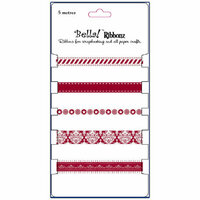 Ruby Rock It Designs - Bella - Christmas Collection - Ribbon Pack - Candy Cane