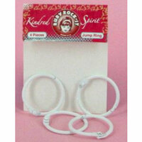 Ruby Rock It Designs - Kindred Spirit Collection - Jump Rings - White, CLEARANCE
