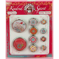 Ruby Rock It Designs - Kindred Spirit Collection - Glitter Brads, CLEARANCE