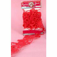 Ruby Rock It Designs - Kindred Spirit Collection - Felt Border - Shocking Pink, CLEARANCE