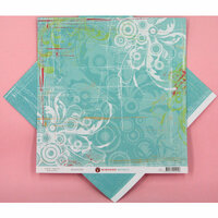 Ruby Rock It Designs - Kindred Spirit Collection - 12 x 12 Double Sided Paper - Rhapsody, CLEARANCE