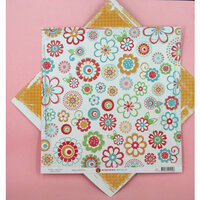 Ruby Rock It Designs - Kindred Spirit Collection - 12 x 12 Double Sided Paper - Delightful, CLEARANCE