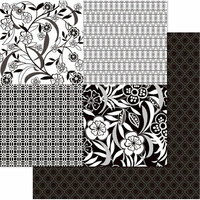 Ruby Rock It Designs - Bella - Melrose Vintage Collection - 12 x 12 Double Sided Paper - Retrospective