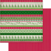 Ruby Rock It Designs - Christmas Cheer Collection - 12 x 12 Double Sided Paper - All The Trimmings