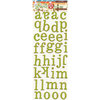 Ruby Rock It Designs - The Summerhouse Collection - Self Adhesive Chipboard Stickers - Alphabet - Lime