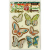 Ruby Rock It Designs - The Summerhouse Collection - 3 Dimensional Stickers - Flutterbies, CLEARANCE