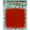 Ruby Rock It Designs - The Summerhouse Collection - Felt Frames - Square - Orange, CLEARANCE
