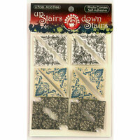 Ruby Rock It Designs - Upstairs Downstairs Collection - Self Adhesive Photo Corners, CLEARANCE