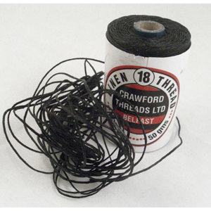 Royalwood Ltd. - Crawford Threads - Ply Waxed Linen Thread For Bookbinding - Black