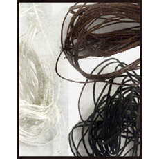 Royalwood Ltd. - Crawford Threads - Ply Waxed Linen Thread For Bookbinding - Kit - Black, Brown and White