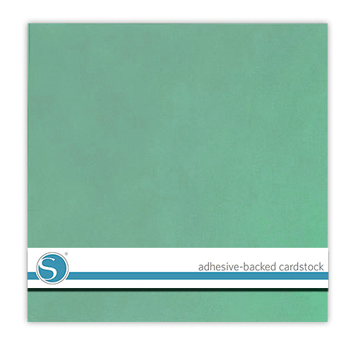 Silhouette America - 12 x 12 Self Adhesive Cardstock - Mint