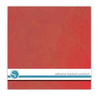 Silhouette America - 12 x 12 Self Adhesive Cardstock - Rose