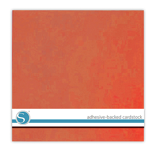 Silhouette America - 12 x 12 Self Adhesive Cardstock - Salmon