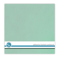Silhouette America - 12 x 12 Self Adhesive Cardstock - Sea Mist