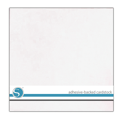 Silhouette America - 12 x 12 Self Adhesive Cardstock - White
