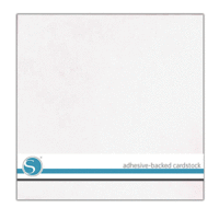 Silhouette America - 12 x 12 Self Adhesive Cardstock - White