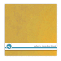 Silhouette America - 12 x 12 Self Adhesive Cardstock - Yellow
