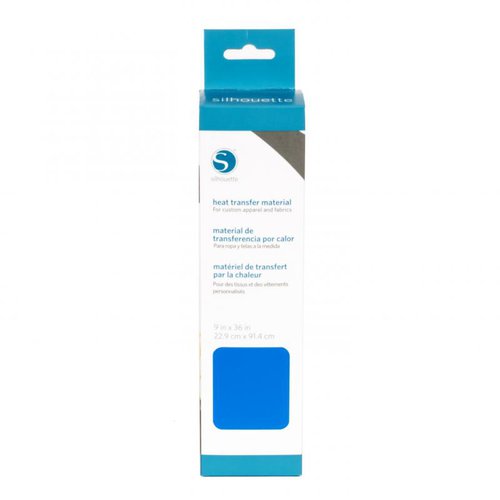 Silhouette America - Cameo - Electronic Cutting System - Smooth Heat Transfer Material - 9 Inch - Blue