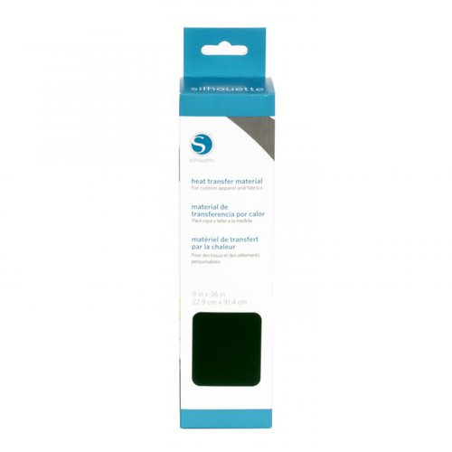 Silhouette America - Cameo - Electronic Cutting System - Smooth Heat Transfer Material - 9 Inch - Dark Green
