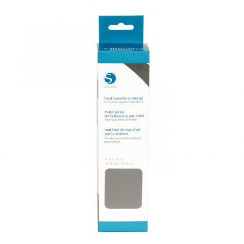 Silhouette America - Cameo - Electronic Cutting System - Smooth Heat Transfer Material - 9 Inch - Grey