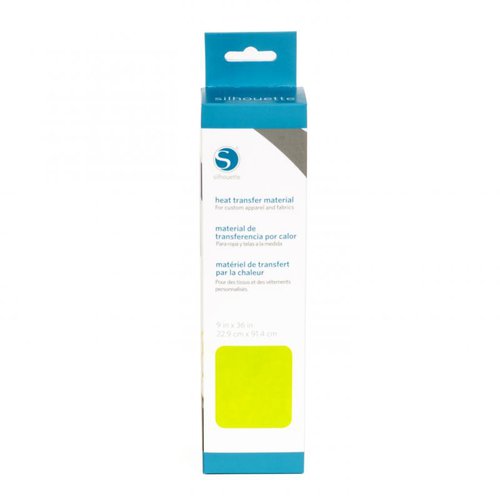Silhouette America - Cameo - Electronic Cutting System - Smooth Heat Transfer Material - 9 Inch - Lime Green